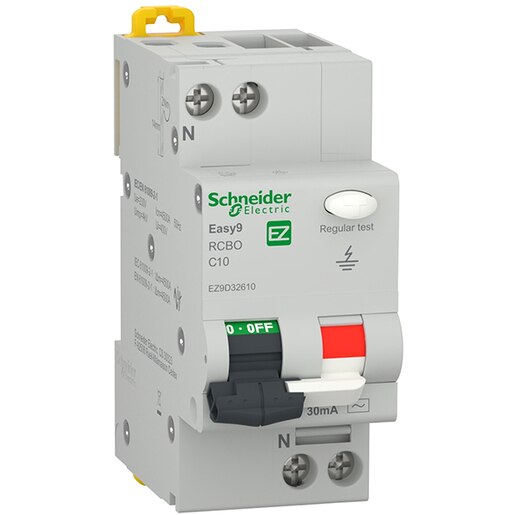 Siguranta automata diferentiala SCHNEIDER EZ9D32610, 1P + ND, 10A, curba C Siguranta automata diferentiala SCHNEIDER EZ9D32610, 1P + ND, 10A, curba C