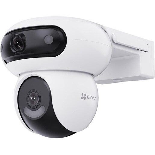 Camera IP Wireless exterior EZVIZ H90 Dual, 4+4MP, 1620p, IR, Night Vision, Auto Tracking, Detectarea formei umane/vehiculului AI, alb Camera IP Wireless exterior EZVIZ H90 Dual, 4+4MP, 1620p, IR, Night Vision, Auto Tracking, Detectarea formei umane/vehiculului AI, alb