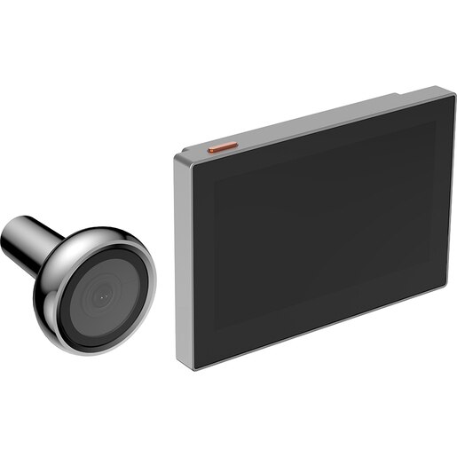 Sonerie video wireless EZVIZ HP2, 1080p, 2.200 mAh, Vedere cu unghi larg de 146, Ecran 4.3 inch, argintiu Sonerie video wireless EZVIZ HP2, 1080p, 2.200 mAh, Vedere cu unghi larg de 146, Ecran 4.3 inch, argintiu