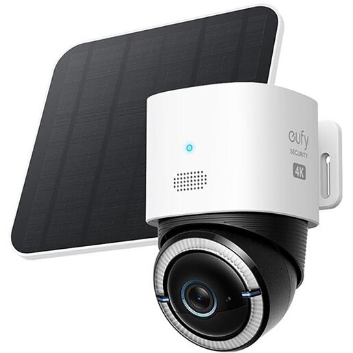 Camera IP Wireless PTZ EUFY S330, 4K 1536P, IR, Night Vision, panou solar, alb Camera IP Wireless PTZ EUFY S330, 4K 1536P, IR, Night Vision, panou solar, alb
