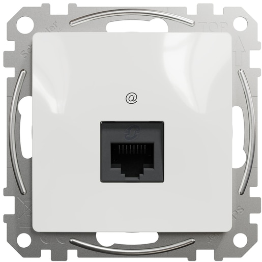 Priza internet SCHNEIDER Sedna Design SDD111451, RJ45 Cat5E UTP, alb Priza internet SCHNEIDER Sedna Design SDD111451, RJ45 Cat5E UTP, alb
