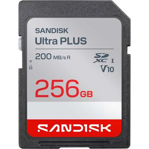 Card de memorie SANDISK SD Ultra Plus Speed Bump, SDXC, 256GB, 80MB/s, clasa 10 Card de memorie SANDISK SD Ultra Plus Speed Bump, SDXC, 256GB, 80MB/s, clasa 10