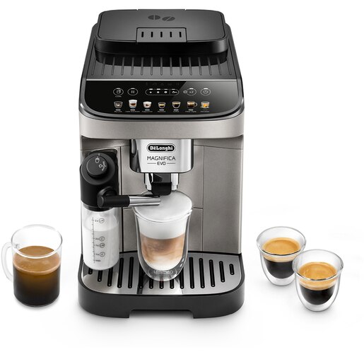 Espressor automat DELONGHI Magnifica Evo ECAM290.81.TB, 1.8l, 1450W, 15 bar, argintiu inchis-negru Espressor automat DELONGHI Magnifica Evo ECAM290.81.TB, 1.8l, 1450W, 15 bar, argintiu inchis-negru