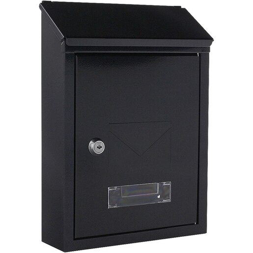 Cutie postala ROTTNER Udine, Inchidere cheie, 70 x 215 x 300 mm, negru Cutie postala ROTTNER Udine, Inchidere cheie, 70 x 215 x 300 mm, negru