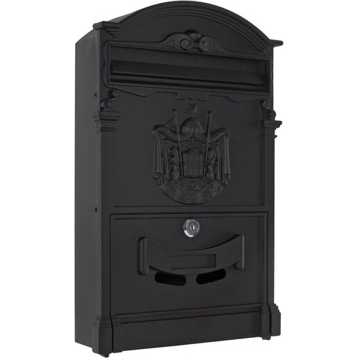Cutie postala ROTTNER Ashford, Inchidere cheie, 90 x 260 x 410 mm, negru Cutie postala ROTTNER Ashford, Inchidere cheie, 90 x 260 x 410 mm, negru