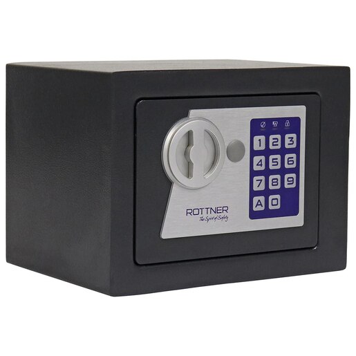Seif mobila ROTTNER Jupiter 1, inchidere electronica, 170 x 230 x 170mm, antracit Seif mobila ROTTNER Jupiter 1, inchidere electronica, 170 x 230 x 170mm, antracit
