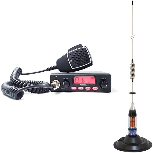 Kit statie radio CB TTi TCB-550 + Antena PNI ML70 Kit statie radio CB TTi TCB-550 + Antena PNI ML70