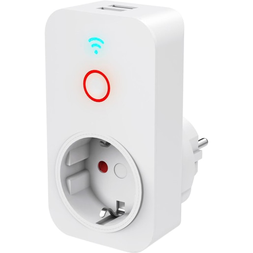 Priza inteligenta HAMA 00176612, 2 x USB-A, Wi-Fi, 2300W, 10A, alb Priza inteligenta HAMA 00176612, 2 x USB-A, Wi-Fi, 2300W, 10A, alb