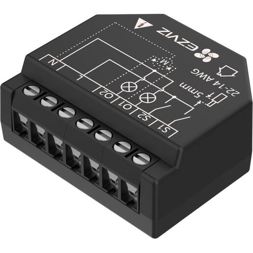 Releu smart EZVIZ T36WM, Wi-Fi, programare, automatizare, statistica, control vocal, negru Releu smart EZVIZ T36WM, Wi-Fi, programare, automatizare, statistica, control vocal, negru