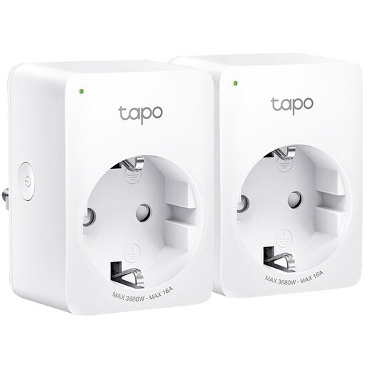 Set 2 prize inteligente TP-LINK Tapo P110, Wi-Fi, 3680W, 16A, alb Set 2 prize inteligente TP-LINK Tapo P110, Wi-Fi, 3680W, 16A, alb