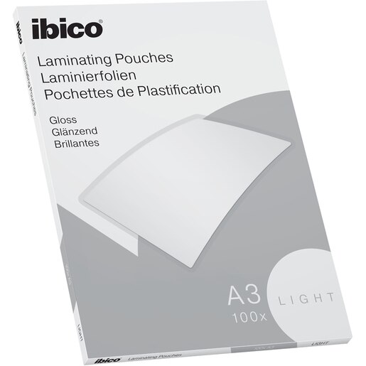Folie laminare Ibico Light, 75 microni, A3,100 bucati Folie laminare Ibico Light, 75 microni, A3,100 bucati
