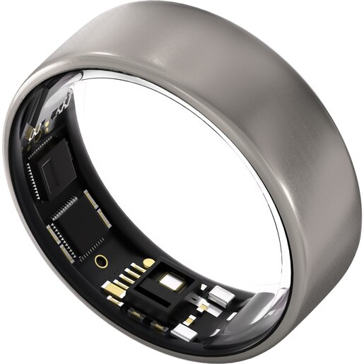 Smart Ring ULTRAHUMAN Ring Air, marimea 6, Titanium Smart Ring ULTRAHUMAN Ring Air, marimea 6, Titanium