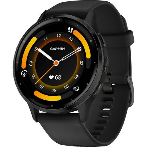 Smartwatch GARMIN Venu 3 45mm, Wi-Fi, GPS, Android/iOS, silicon, Black Slate Smartwatch GARMIN Venu 3 45mm, Wi-Fi, GPS, Android/iOS, silicon, Black Slate