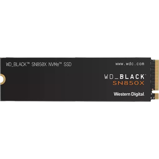 Solid-State Drive (SSD) WD Black SN850X, 2TB, PCI Express 4.0 x4, M.2, WDS200T2X0E Solid-State Drive (SSD) WD Black SN850X, 2TB, PCI Express 4.0 x4, M.2, WDS200T2X0E