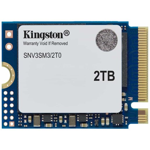 Solid-State Drive (SSD) KINGSTON NV3, 2TB, PCI-Express 4.0 x4, M.2 2230, SNV3SM3/2T0 Solid-State Drive (SSD) KINGSTON NV3, 2TB, PCI-Express 4.0 x4, M.2 2230, SNV3SM3/2T0