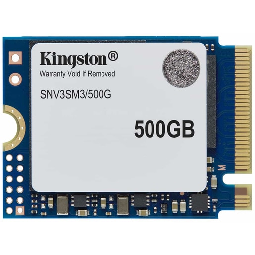 Solid-State Drive (SSD) KINGSTON NV3, 500GB, PCI-Express 4.0 x4, M.2 2230, SNV3SM3/500G Solid-State Drive (SSD) KINGSTON NV3, 500GB, PCI-Express 4.0 x4, M.2 2230, SNV3SM3/500G