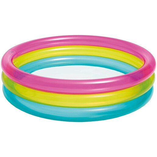 Piscina gonflabila INTEX Rainbow, 86 x 25 cm, multicolor Piscina gonflabila INTEX Rainbow, 86 x 25 cm, multicolor