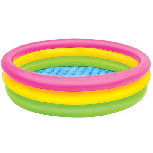 Piscina gonflabila INTEX Sunset Glow, 114 x 25 cm, multicolor Piscina gonflabila INTEX Sunset Glow, 114 x 25 cm, multicolor