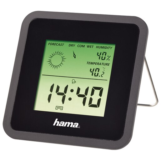 Statie meteo HAMA TH50 113987, negru Statie meteo HAMA TH50 113987, negru