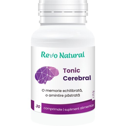 Supliment alimentar Tonic Cerebral, 30 capsule, REVO NATURAL Supliment alimentar Tonic Cerebral, 30 capsule, REVO NATURAL
