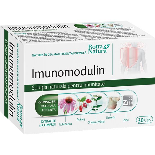 Supliment alimentar Imunomodulin, 30 capsule, ROTTA NATURA Supliment alimentar Imunomodulin, 30 capsule, ROTTA NATURA