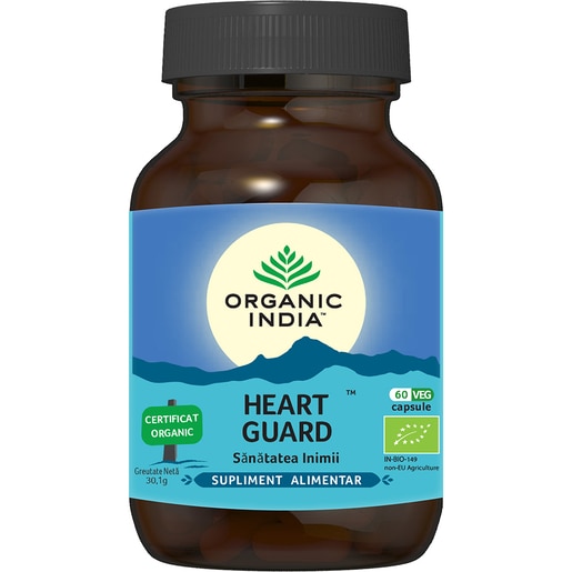 Supliment alimentar Sanatatea inimii, 60 capsule, ORGANIC INDIA Supliment alimentar Sanatatea inimii, 60 capsule, ORGANIC INDIA