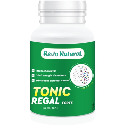 Supliment alimentar Tonic Regal Forte, 60 capsule, REVO NATURAL Supliment alimentar Tonic Regal Forte, 60 capsule, REVO NATURAL