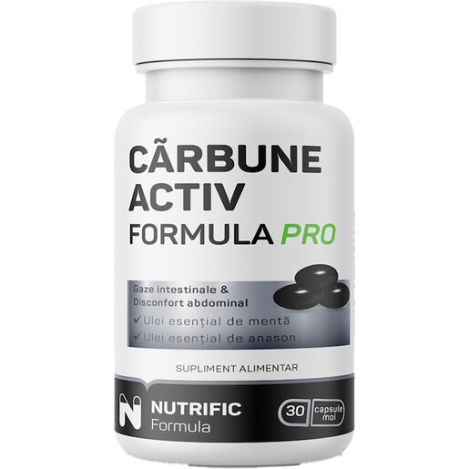 Supliment alimentar Carbune Medicinal Formula Pro, 30 capsule moi, NUTRIFIC Supliment alimentar Carbune Medicinal Formula Pro, 30 capsule moi, NUTRIFIC