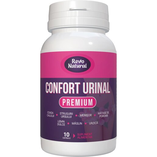 Supliment alimentar Confort Urinal Premium, 10 capsule, REVO NATURAL Supliment alimentar Confort Urinal Premium, 10 capsule, REVO NATURAL