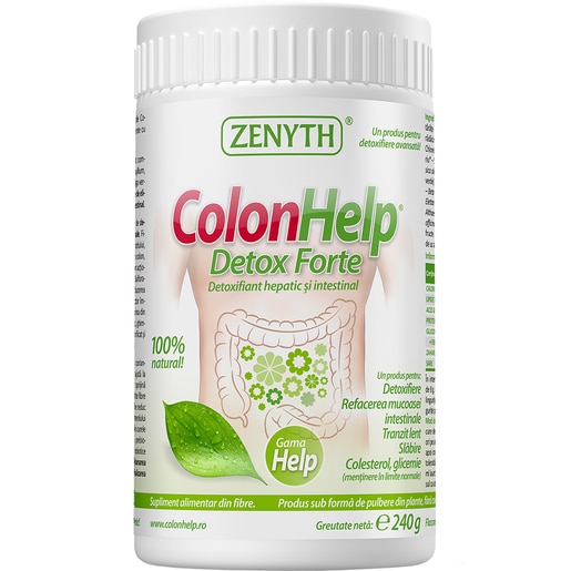 Supliment Colonhelp Detox Forte, 240 g, ZENYTH Supliment Colonhelp Detox Forte, 240 g, ZENYTH