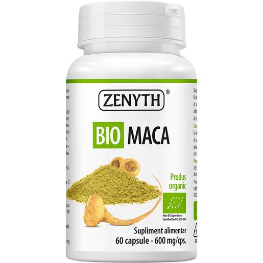 Supliment Bio Maca, 60 capsule, ZENYTH Supliment Bio Maca, 60 capsule, ZENYTH