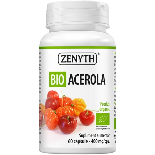 Supliment Bio Acerola, 60 capsule, ZENYTH Supliment Bio Acerola, 60 capsule, ZENYTH