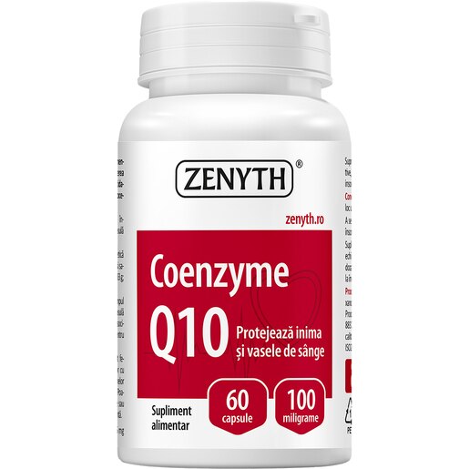 Supliment Coenzyme Q10, 60 capsule, ZENYTH Supliment Coenzyme Q10, 60 capsule, ZENYTH