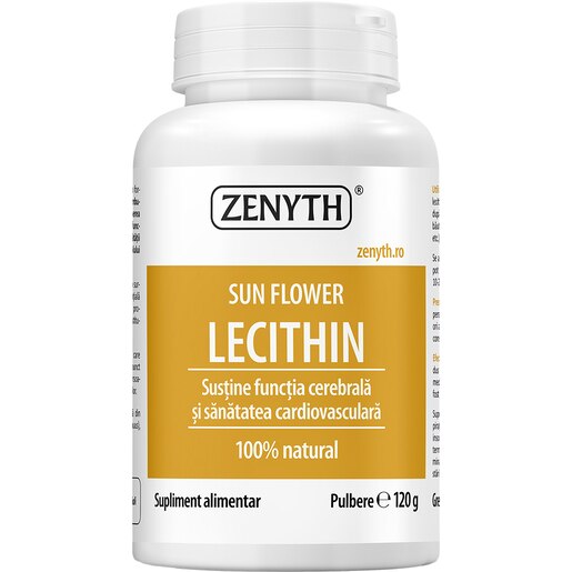Supliment Sun Flower Lecithin, 120 g, ZENYTH Supliment Sun Flower Lecithin, 120 g, ZENYTH