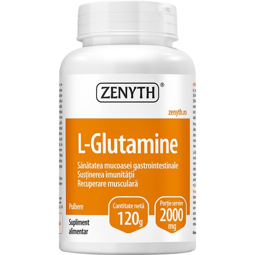 Supliment L-glutamine, 120 g, ZENYTH Supliment L-glutamine, 120 g, ZENYTH