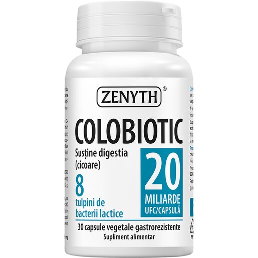 Supliment Colobiotic Probiotic 20 Miliarde, 30 capsule, ZENYTH Supliment Colobiotic Probiotic 20 Miliarde, 30 capsule, ZENYTH