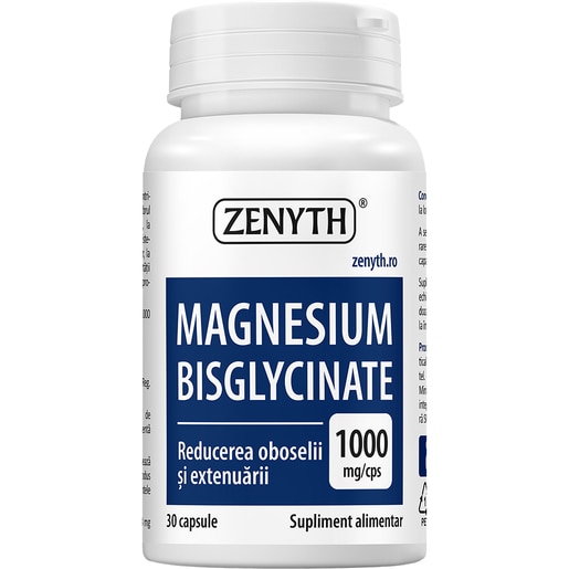 Supliment Magnesium Bisglycinate, 30 capsule, ZENYTH Supliment Magnesium Bisglycinate, 30 capsule, ZENYTH