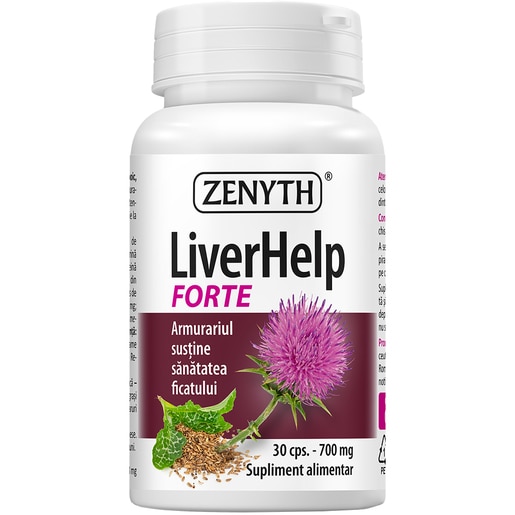Supliment Liverhelp Forte, 30 capsule, ZENYTH Supliment Liverhelp Forte, 30 capsule, ZENYTH