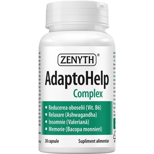 Supliment Adaptohelp Complex, 30 capsule, ZENYTH Supliment Adaptohelp Complex, 30 capsule, ZENYTH