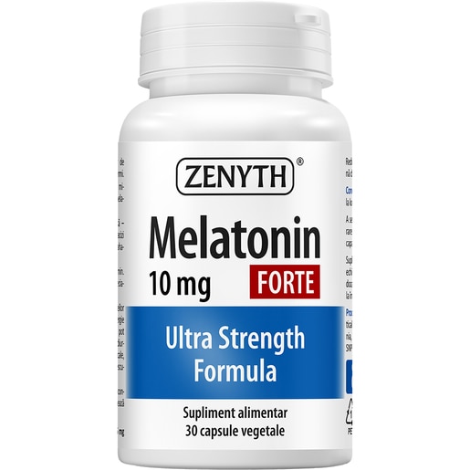 Supliment Melatonin Forte, 30 capsule, ZENYTH Supliment Melatonin Forte, 30 capsule, ZENYTH