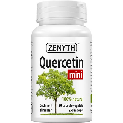 Supliment Quercetin Mini, 30 capsule, ZENYTH Supliment Quercetin Mini, 30 capsule, ZENYTH