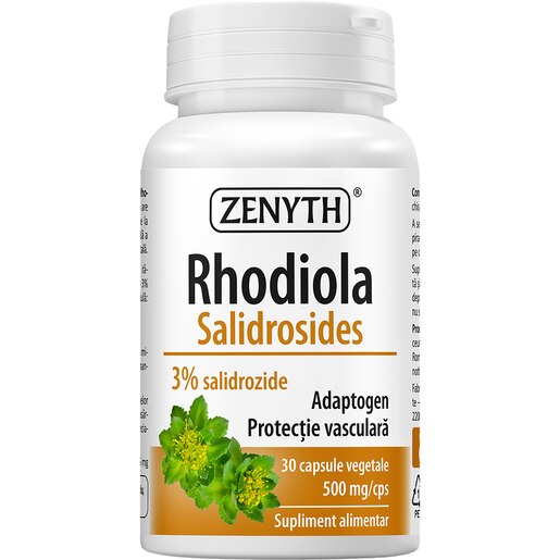 Supliment Rhodiola Salidrosides, 30 capsule, ZENYTH Supliment Rhodiola Salidrosides, 30 capsule, ZENYTH