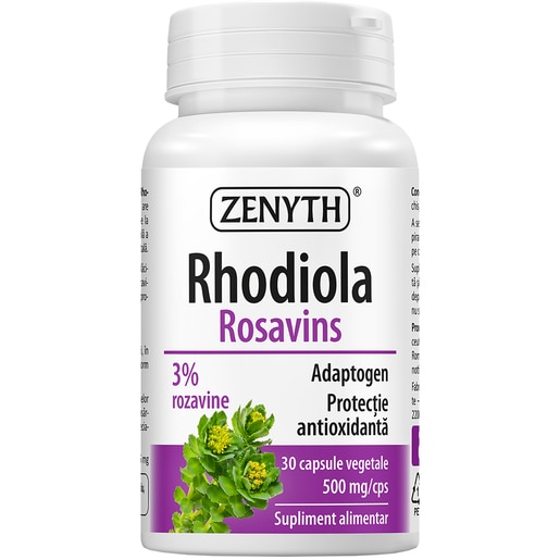 Supliment Rhodiola Rosavins, 30 capsule, ZENYTH Supliment Rhodiola Rosavins, 30 capsule, ZENYTH