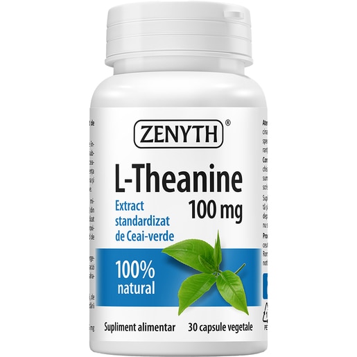 Supliment L-theanine, 30 capsule, ZENYTH Supliment L-theanine, 30 capsule, ZENYTH