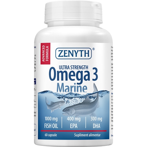 Supliment Omega 3 Marine, 60 capsule, ZENYTH Supliment Omega 3 Marine, 60 capsule, ZENYTH