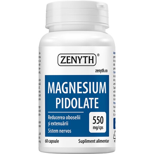 Supliment Magnesium Pidolate, 60 capsule, ZENYTH Supliment Magnesium Pidolate, 60 capsule, ZENYTH