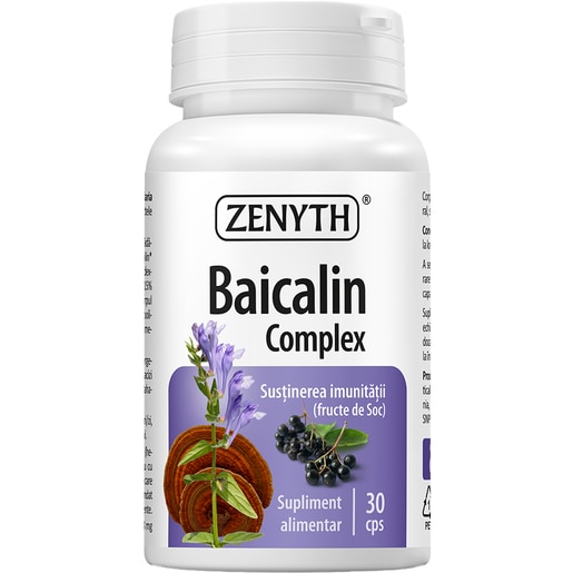 Supliment Baicalin Complex Sustinerea Imunitatii, 30 capsule, ZENYTH Supliment Baicalin Complex Sustinerea Imunitatii, 30 capsule, ZENYTH