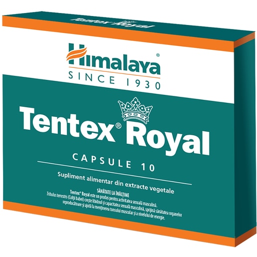 Supliment alimentar Tentex Royal, 10 capsule, HIMALAYA Supliment alimentar Tentex Royal, 10 capsule, HIMALAYA