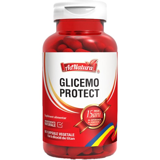 Supliment alimentar Glicemo Protect, 60 capsule, ADNATURA Supliment alimentar Glicemo Protect, 60 capsule, ADNATURA