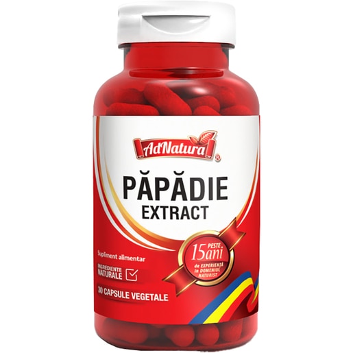 Supliment alimentar Papadie Extract, 30 capsule, ADNATURA Supliment alimentar Papadie Extract, 30 capsule, ADNATURA